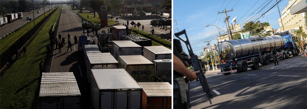 O município do Rio entrou hoje (30) no sexto dia de estágio de atenção, devido à paralisação dos caminhoneiros, iniciada em 21 de maio; a prefeitura decidiu entrar em estágio de atenção na última sexta-feira (25), por causa dos impactos do movimento, que provocou desabastecimento de alimentos e combustível, entre outros produtos
