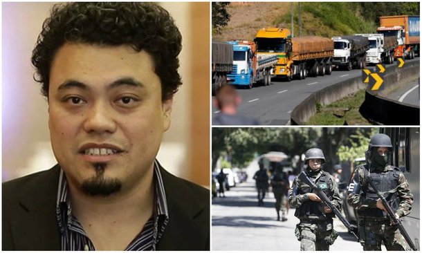 De acordo com o jornalista Leonardo Sakamoto, "o mais triste é saber que os malucos de plantão que têm saudade da ditadura militar" foram "alimentados pelo próprio Michel Temer, que tirou as Forças Armadas da caserna para o centro do poder a fim de tentar compensar sua falta de legitimidade"