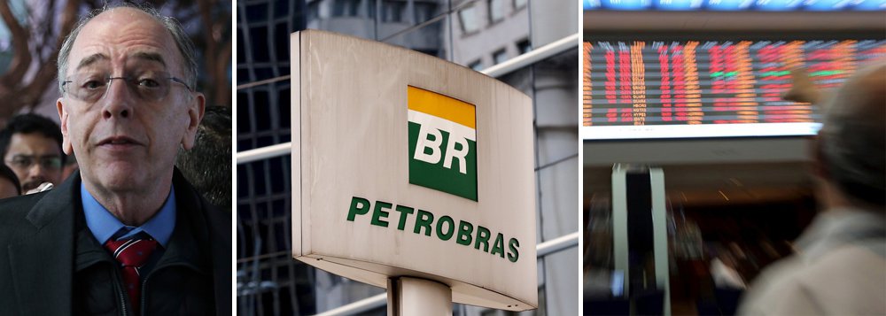 No oitavo dia consecutivo da greve dos caminhoneiros, que põe o governo de joelhos, o Ibovespa operava em forte queda na manhã desta segunda-feira (28), em meio ao descrédito com as medidas anunciadas na véspera pelo governo para encerrar a paralisação; às 13h00 as ações da estatal caíam 9,09% e o Ibovespa 3,89%