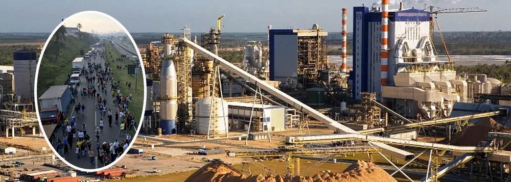 A empresa Suzano Papel e Celulose informou nesta segunda-feira (28) que está com 100% de suas operações paralisadas em decorrência da greve dos caminhoneiros; "O abastecimento de madeira e produtos químicos têm sido altamente impactados. Não é possível enviar produtos", disse a empresa