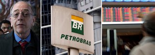 No oitavo dia consecutivo da greve dos caminhoneiros, que põe o governo de joelhos, o Ibovespa operava em forte queda na manhã desta segunda-feira (28), em meio ao descrédito com as medidas anunciadas na véspera pelo governo para encerrar a paralisação; às 13h00 as ações da estatal caíam 9,09% e o Ibovespa 3,89%