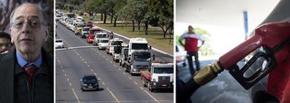 O preço do litro da gasolina passou de R$ 7 em um posto de Recife, Pernambuco, nesta quarta-feira 23; outros cartazes que ganharam o noticiário nos últimos dias foram de anúncio de parcelamento de combustível; preço do diesel fez com que caminhoneiros bloqueassem estradas de 22 Estados nesta semana, afetando indústrias de alimentos, fluxo de soja e cancelando até voos por falta de combustível em aeroportos; presidente da Petrobras, Pedro Parente, ameaçou renunciar se o governo interferisse na política de preços da companhia