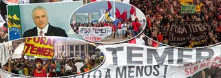 Fora Temer 
atinge 9,7% contra 82,5% de desaprovação, além de 7,8% que não souberam opinar.
