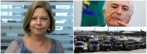O "Partido dos Caminhoneiros" conseguiu o que MST, MTST, CUT e siglas de oposição ao governo Temer ameaçaram e não tiveram força para fazer, nem mesmo com a prisão de Lula: paralisar o País, diz Eliane Cantanhede, no Estadão; "É uma nova força política que pode ser qualquer coisa, menos um movimento de esquerda"