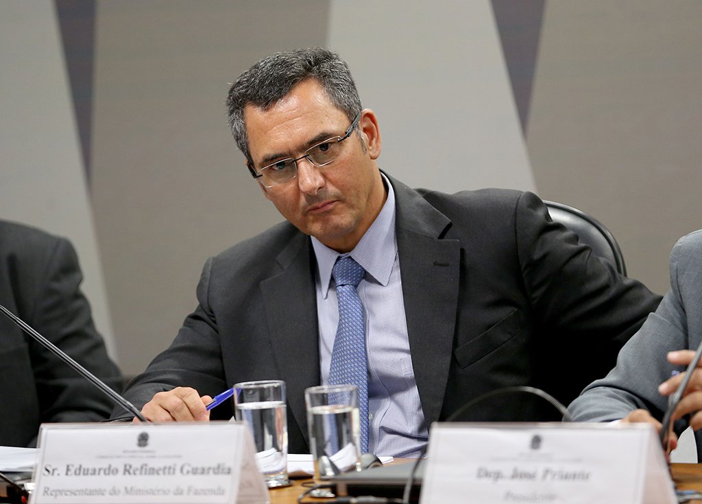 Brasília - O ministro interino da Fazenda, Eduardo Guardia durante audiência pública da Comissão Mista Especial sobre a Lei Kandir (Wilson Dias/Agência Brasil)