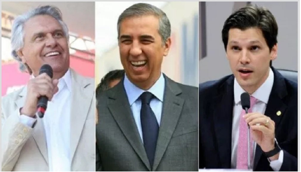 Pesquisa ExataOP, contratada pelo jornal Tribunal do Planalto, foi divulgada neste sábado e mostra o senador Ronaldo Caiado (DEM) na liderança para o governo do Estado. Ele tem 35,5% das intenções de voto; em segundo aparece o governador José Eliton (PSDB), com 14,1%, e o deputado federal Daniel Vilela (MDB) ficou na terceira colocação, com 7,7%; os indecisos são 17,3% e nulos representam 25,4%