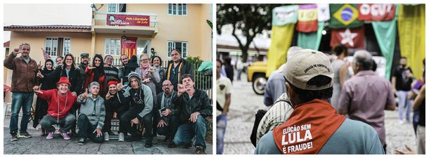 Moradores apoiam Vigília Lula Livre em Curitiba .2