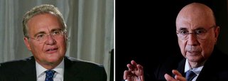 Após o lançamento de Henrique Meirelles (MDB) como presidenciável, Renan Calheiros (MDB-AL) disse que candidatura vai rebaixar a sigla nos estados; para ele, “A consequência do governo Temer com relação ao partido é dramática. Nós perdemos aqui no Senado 15 senadores e na Câmara 15 deputados. Essa candidatura não vai passar do pré, pelas maldades que eles tem conseguido fazer com o povo brasileiro”; vídeo