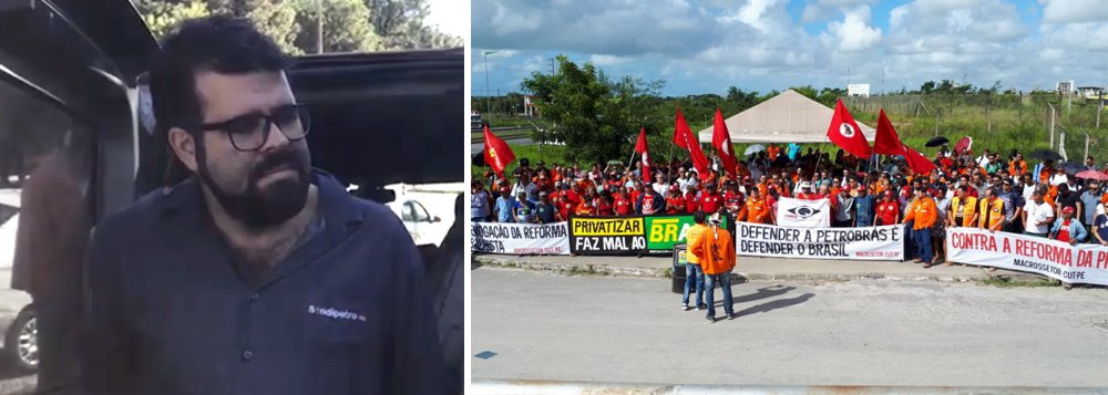 Os petroleiros da Refinaria Gabriel Passos, em Betim (MG), paralisaram as atividades por um período de oito horas a partir desta quinta (24) cedo; "Os petroleiros não estão lutando por melhores salários nem por benefícios ou privilégios. Estamos lutando para que o gás de cozinha volte a ter o preço que tinha antes, pela baixa da gasolina, pela baixa do preço do diesel", disse o coordenador do Sindpetro, Anselmo Braga; movimento deve ser estendido a outras unidades da Petrobras nos próximos dias