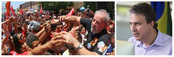 O governador do Ceará, Camilo Santana, deverá ser o único governador petista a não estar presente ao lançamento simbólico da pré-candidatura de Lula, nesta sexta-feira, em Contagem (MG). A agenda oficial do governador para hoje (8), prevê atividades em Crateús, Fortaleza e Russas. A ausência da Camilo alimenta as especulações sobre o apoio do governador à Ciro Gomes (PDT). O governador tem reafirmado seu apoio à Lula, mas ressalva que no caso de Lula não poder ser candidato, defenderá o apoio ao pré-candidato do PDT