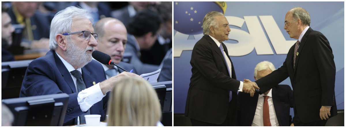 Segundo o deputado Ivan Valente (Psol-SP), o presidente da Petrobras, Pedro Parente, "é o executivo colocado na Petrobrás p/executar a sua privatização total. Agora fica claro a quem serve e quem paga a conta c/15 aumentos sucessivos. Ninguém aguenta tanto cinismo, q resultou no caos,cuja responsabilidade é do Temer e seu governo corrupto"