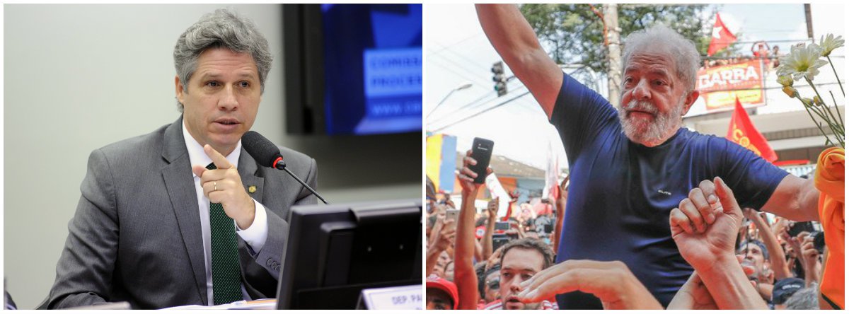 Deputado Paulo Teixeira (PT-SP) pediu apoio para a vaquinha com o objetivo de arrecadar dinheiro para a pré-campanha do ex-presidente Lula; "Chegou a hora da gente virar o jogo e voltar a sorrir. Convide os amigos, a família e doe para a pré-campanha do @LulapeloBrasil. O Brasil já foi feliz com Lula. E com seu apoio, vai ser feliz de novo"