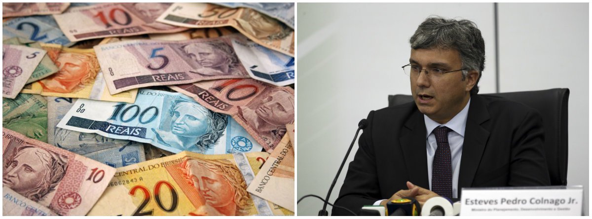 O ministro do Planejamento, Desenvolvimento e Gestão, Esteves Colnago, afirmou que o governo mantém a projeção para o salário mínimo em 2019 no valor de R$ 1.002, diferentemente da estimativa de redução apontada em nota técnica da Comissão Mista de Orçamento (CMO) do Congresso; segundo a nota, que subsidia os trabalhos da CMO, houve redução na projeção de inflação para o ano, de 3,8% para 3,5%, segundo o Relatório de Avaliação de Receitas e Despesas Primárias do 2º bimestre, o que rebaixaria o mínimo do ano que vem para R$ 998