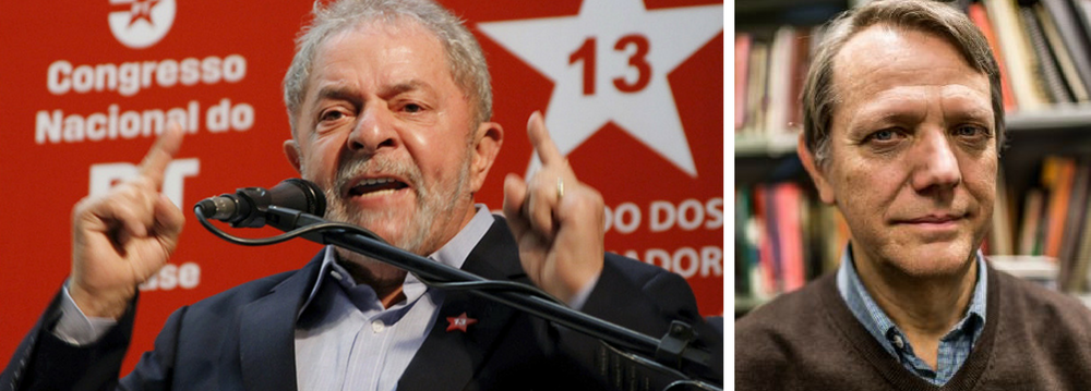 "Num momento em que as explicações detalhadas, metódicas e exaustivas da defesa de Lula são uma demonstração clara de sua inocência e da injustiça de uma pena de 12 anos e um mês, a entrevista do antigo porta-voz André Singer só pode causar perplexidade", avalia o colunista do 247 Paulo Moreira Leite; "Após anos de investigação, está claro que a acusação não provou seu ponto e quem deve explicações e deve ser cobrado pelo que fez é a Lava Jato e o Judiciário"; lembrando que Singer diz que a Lava Jato "tem um lado faccioso mas também é republicana", PML conclui: "acho que entendi. É facciosa quando investiga o PT e republicana quando apura o PSDB" 