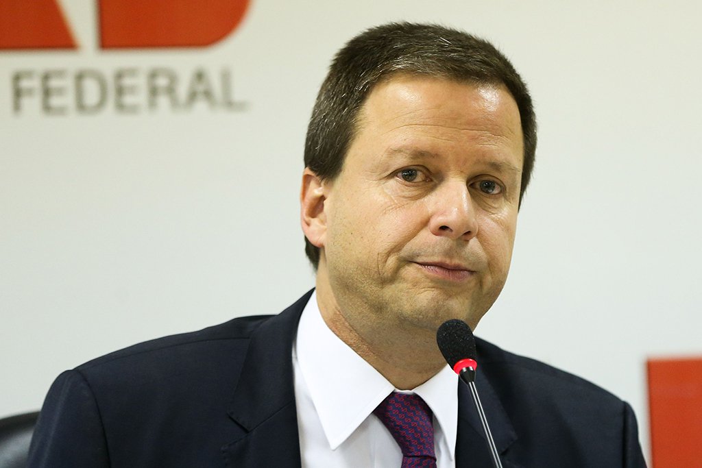 Brasília - O presidente nacional da OAB, Cláudio Lamachia, durante o seminário Diálogos sobre a Reforma Política.(Marcelo Camargo/Agência Brasil)