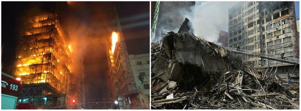 O governador de São Paulo, Márcio França (PSB), anunciou o fim das buscas dos bombeiros por quatro desaparecidos em consequência do desabamento do prédio Wilton Paes de Almeida, no Largo do Paissandu, no Centro de São Paulo