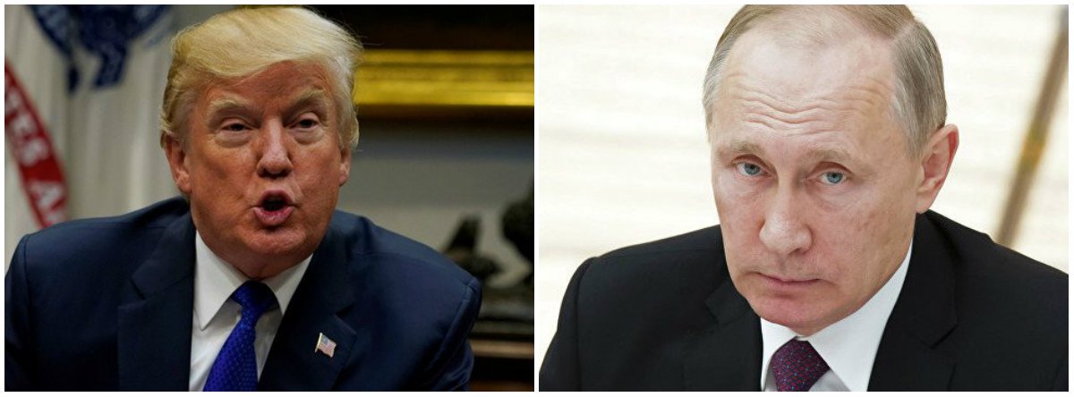 
O presidente dos EUA, Donald Trump, deu ordem ao secretário de Estado, Mike Pompeo, de preparar propostas de restrições em relação à Rússia por causa de supostas violações por parte de Moscou do Tratado de Forças Nucleares de Alcance Intermediário (INF), que estabelecia a redução do número de mísseis com alcance de 500 a 1.000 quilômetros e de 1.000 a 5.500 km
