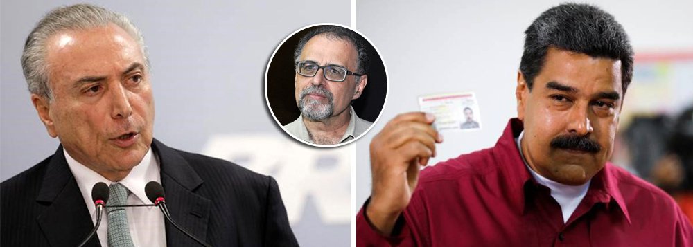 “Poucas pessoas têm noção da catástrofe das ações do governo Temer. Os EUA querem promover uma guerra na Venezuela, mas esse conflito não pode ser direto, eles precisam das tropas brasileiras e colombianas para encabeçar essa intervenção militar”, analisa o professor de Relações Internacionais da Universidade Federal do ABC Igor Fuser; assista sua entrevista à TV 247