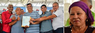 Com o título de propriedade da casa, Maria da Conceição afirmou que “Foram 20 anos morando num lugar sem ter como provar que era meu. Nunca um governador tinha olhado para o povo do Abdala I, mas o governador Flávio Dino foi diferente, ele não só olhou, como realizou nosso sonho”; ela é uma das 669 famílias que receberam seus títulos de terra e propriedade do governo do Maranhão