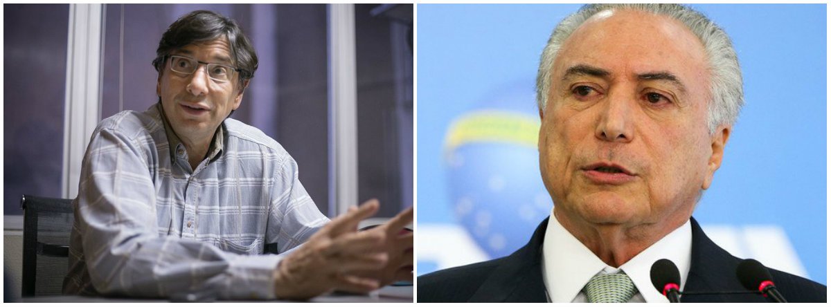 “Pelo neoliberalismo de Temer, o Brasil regride e passa a ser exemplo de país a não ser seguido no mundo”, afirmou o economista Márcio Pochmann; segundo última pesquisa Datafolha, apenas 3% dos brasileiros aprovam o atual governo