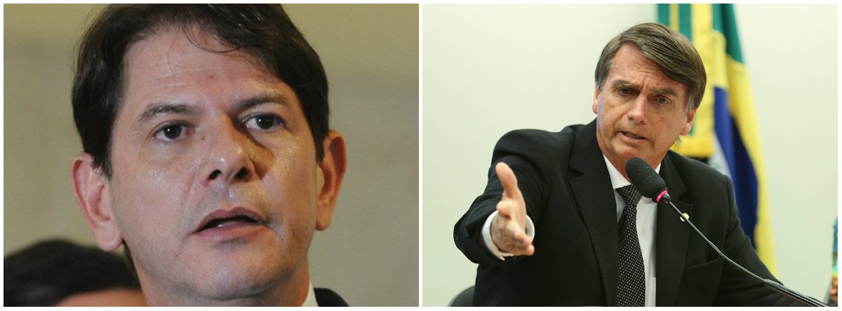 O ex-governador do Ceará Cid Gomes (PDT), irmão do presidenciável Ciro Gomes, avaliou que o pré-candidato Jair Bolsonaro (PSL) "é mais fácil de derrotar, ele vai explodir de rejeição. Mas com o Alckmin teríamos mais condições de diálogo"; segundo o pedetista, "quem atrapalha o Alckmin, nosso candidato preferido para enfrentar no segundo turno, é o Fernando Henrique Cardoso, que deveria vestir o pijama"