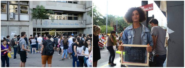"O amor de Matheus pela universidade pública, como espaço para realização do sonho profissional e de afirmação dos talentos das mais diferentes personalidades e perspectivas, foi declarado e vivido, sempre apaixonadamente, quando circulava pelos corredores da Uerj", diz o texto da universidade