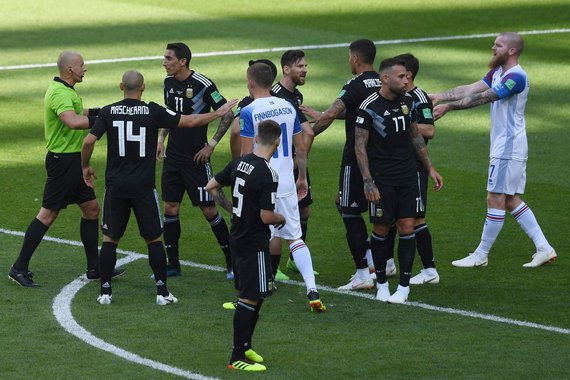 Copa do Mundo na Rússia. Argentina e Islândia empatam em 1 x 1