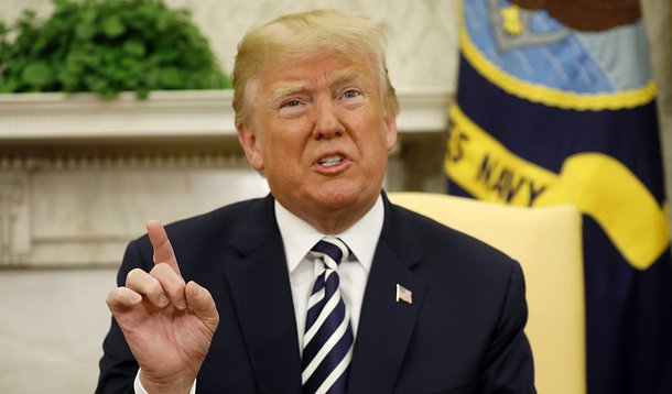 Presidente dos EUA, Donald Trump 24/04/2018 REUTERS/Kevin Lamarque