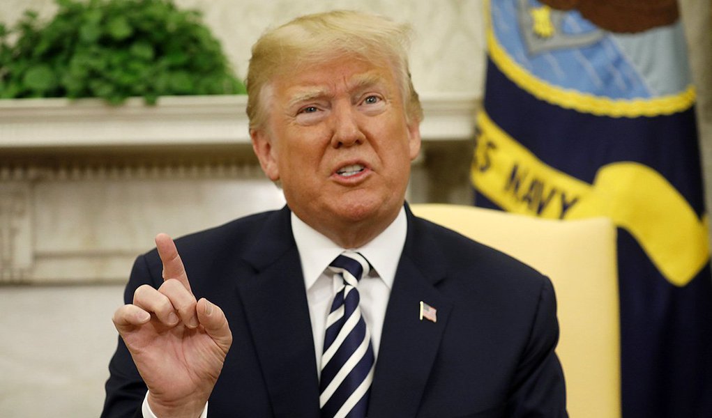 Presidente dos EUA, Donald Trump 24/04/2018 REUTERS/Kevin Lamarque