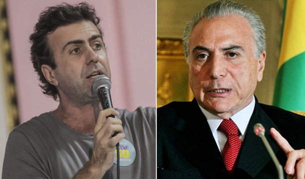 O deputado estadual Marcelo Freixo (PSOL-RJ) ironizou a declaração de Michel Temer sobre a Copa do Mundo; "Temer afirmou que 'diferenças entre brasileiros somem diante da Copa'. O problema é que a opinião do brasileiro sobre seu governo não é uma diferença e sim unanimidade. Com 3%, Temer é uma margem de erro", disse Freixo pelo Facebook 