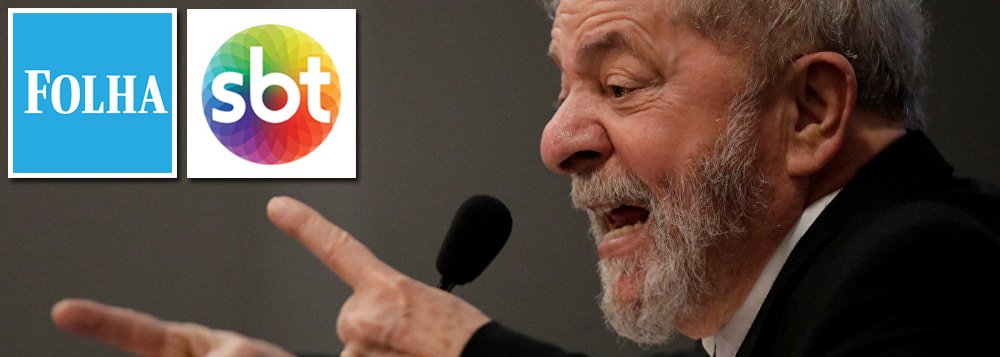 A Folha de S. Paulo, UOL e SBT protocolaram nesta sexta-feira, 11, pedido à juíza Carolina Lebbos, da 12ª Vara da Justiça Federal, para entrevistar o ex-presidente Lula na sede da Polícia Federal, onde é mantido como preso político desde o dia 7 de abril; de acordo com a petição, os veículos pedem autorização para os jornalistas Fernando Canzian, da Folha, Carlos Nascimento, do SBT, Diogo Pinheiro, Felipe Brocardo e Âmer Menegassi; PT havia ingressado com representação no TSE para garantir que o ex-presidente Lula, que lidera todas as pesquisas de opinião para a eleição presidencial de 2018, tenha um representante indicado pela direção do PT na série de entrevistas promovidas pelos veículos