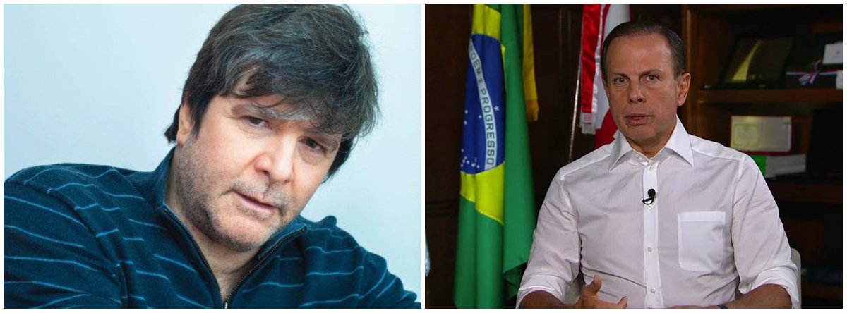 "Só pra constar. Doria devolveu o terreno que invadiu só depois do escândalo vazar na imprensa e ele se lançar candidato. Antes, mesmo a pedido da prefeitura local, ignorou", disse o escritor Marcelo Rubens Paiva 