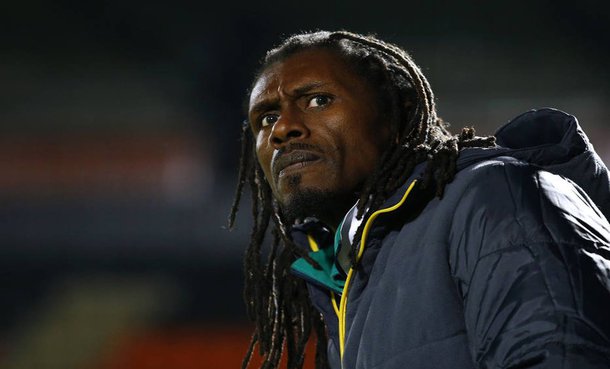 Britain Football Soccer - Nigeria v Senegal - International Friendly - The Hive, Barnet, London, England - 23/3/17 Senegal coach Aliou Cisse Action Images via Reuters / Peter Cziborra Livepic