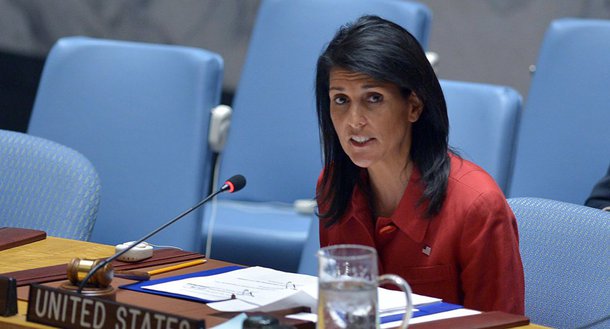 embaixadora Nikki Haley