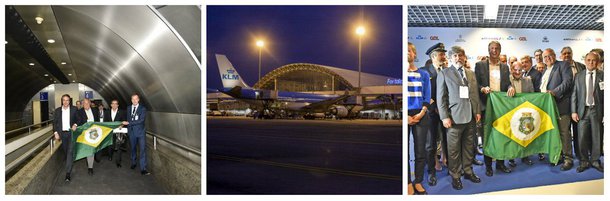 Para marcar o início oficial das operações do HUB, Fortaleza recebeu no final da tarde desta quinta-feira (3) os dois primeiros voos diretos vindos de Paris, na França, e de Amsterdam, na Holanda. A partir dessa semana, serão três voos semanais vindos de Paris e três vindos de Amsterdã. Até o fim deste ano, terão início cinco novas operações para a Argentina e duas diárias para os Estados Unidos, uma para Miami e outra para Orlando. Além dos voos internacionais, serão mais 50 voos nacionais por dia. O governador Camilo Santana considera o início oficial das operações do HUB "um passo importante na consolidação de um centro de conexões aéreas do Nordeste a partir de Fortaleza" 