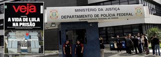 A Polícia Federal do Paraná divulgou nota afirmando que a reportagem de capa da revista Veja que mostraria "a vida de Lula na prisão" possui "grande parte das informações equivocadas e imprecisas"; outro trecho importante da nota informa que o jornalista que assina a matéria "esteve presente no edifício da Superintendência Regional recentemente, onde participou de uma reunião com um servidor que não possui relação com quaisquer procedimentos relacionados à custódia"