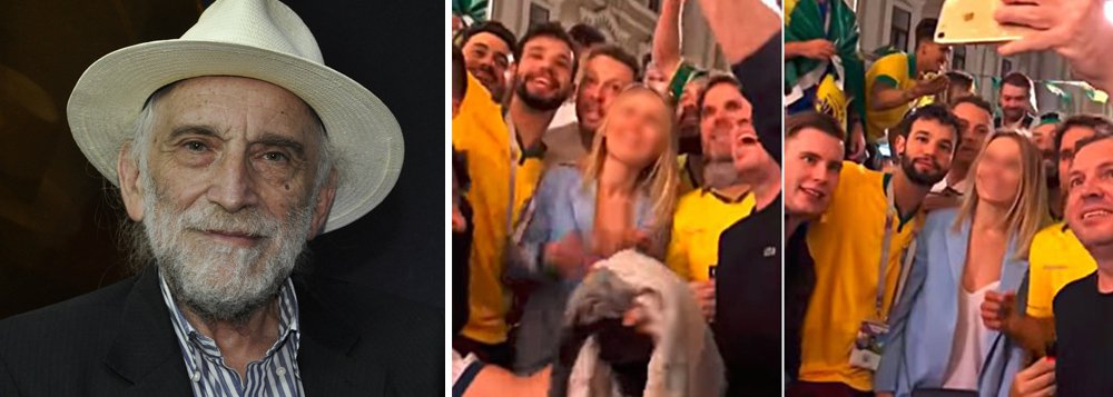 O jornalista Alex Solnik comenta o episódio da Copa onde brasileiros humilham mulheres russas; "É inaceitável e nojento, esses homens precisam ser expulsos da Rússia e punidos no Brasil, tal fato está sujando a imagem do nosso País internacionalmente; A Copa serve para unir os povos e não para humilhar pessoas", opina; Assista a íntegra do programa 