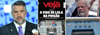 Após a matéria da revista Veja sobre as condições de prisão do ex-presidente Lula, o líder do PT na Câmara dos Deputados, Paulo Pimenta (RS), afirmou, em vídeo, que, se for verdade que o veículo teve acesso exclusivo à cela, é "um fato de gravidade ímpar" e "significa a falência do Sistema Judiciário brasileiro", que a cada dia revela a sua "capacidade de ser pior"; segundo o parlamentar, uma possível veracidade da matéria revela o "conluio, a cumplicidade da mídia com a Lava Jato, para destruir reputações"; assista