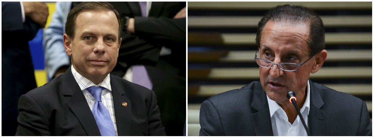 A Paraná Pesquisas afirma que João Doria (PSDB) lidera a disputa pelo governo de São Paulo, com 31,8%, seguido de Paulo Skaf (MDB), que tem 20,4%; o atual governador de SP, Márcio França (PSB), está em terceiro lugar com 7% das intenções de voto; Luiz Marinho (PT) tem 5,1%, na quarta posição