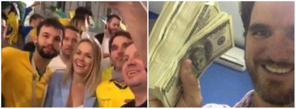Um dos brasileiros que aparecem no vídeo em que um grupo de homens Com a camisa da seleção assedia uma jovem russa foi identificado COMO Diego Valença Jatobá, ex-secretário de Turismo de Ipojuca (pe); Quando ocupava o cargo, foi condenado, em 2012, por mau uso do dinheiro público e por dever, segundo a Justiça, R$ 37.561,83 de pensão alimentícia à ex-mulher