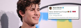 O cantor canadense Shawn Mendes lançou uma música de apoio a Portugal na Copa do Mundo de 2018. A canção é uma versão de "In My Blood" e a Federação Portuguesa de Futebol a considera como a música oficial do time no Mundial; Shawn publicou um post em português em apoio a Portugal na Copa; fãs não perdoaram; confiram alguns tuits