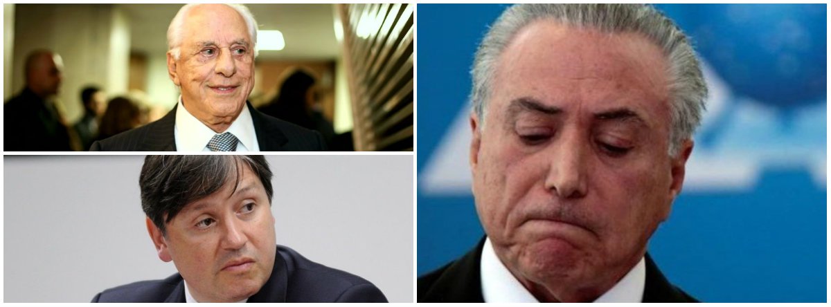 A Justiça de Brasília autorizou os depoimentos de 42 pessoas no processo em que amigos de Michel Temer se tornaram réus, acusados de integrar uma organização criminosa, entre eles o ex-coronel da PM-SP João Batista Lima Filho; o advogado José Yunes (à esq., em cima), ex-assessor do emedebista; e o ex-assessor da Presidência Rodrigo Rocha Loures (à esq., embaixo)