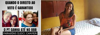 A vencedora do Reality Show Big Brother Brasil, produzido e veiculado pela Rede Globo, gritou “Lula Livre” ao se reencontrar com a família; acreana, Gleici Damasceno é militante de direitos humanos e foi avisada da prisão de Lula pelo seu irmão no momento de reencontro com a família