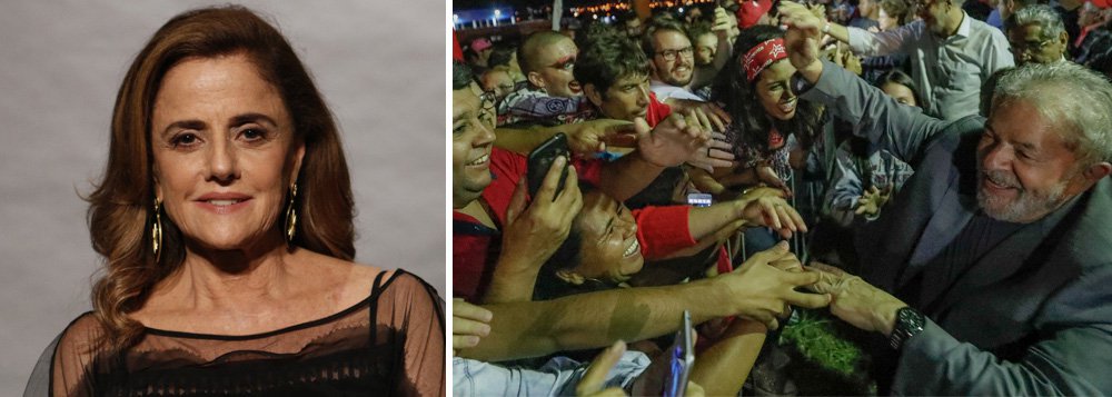A atriz Marieta Severo disse que ficou muito triste com a prisão de Lula, que, segundo ela, foi "armada juridicamente"; "É evidente que não há prova suficiente. Independentemente dos erros, não vão acabar com a semente que o Lula plantou", afirma; para ela, "não deixar visitarem Lula na prisão faz parte do jogo em relação à próxima eleição. É a lama. Nos anos Lula, tinha a sensação de que alguém estava fazendo algo para diminuir a desigualdade social"