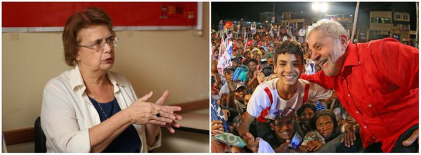 “HOJE TEM BRASIL Quando o Presidente Lula está em campo ele desequilibra qualquer jogo. Vamos rever uma goleada histórica? Lula do PT 6 X 0 Alckmin do PSDB”, afirmou a deputada federal Margarida Salomão (PT-MG)