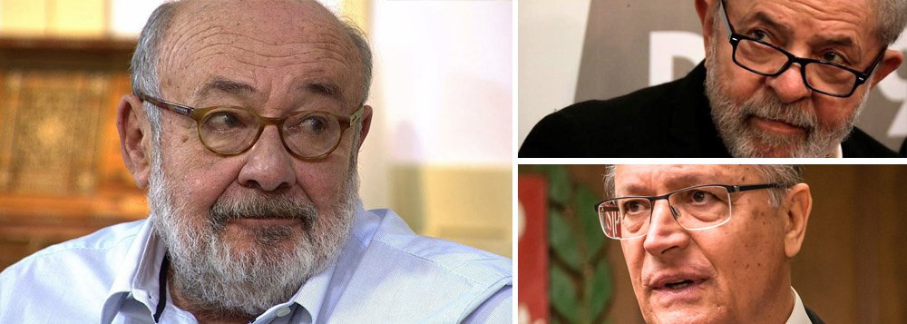 "Um dia, prendem o ex-presidente Lula numa cela solitária em Curitiba para cumprir 12 anos e um mês de prisão. Noutro, livram a cara do ex-governador Alckmin na Lava Jato, e mandam seu caso para a sempre amiga Justiça Eleitoral, agora sob o comando da inacreditável figura do bonitão Luiz Fux. São uns pândegos. Deram um salvo-conduto eleitoral para o Santo", diz o jornalista Ricardo Kotscho