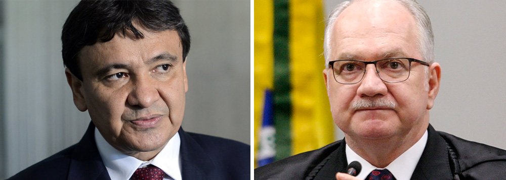 O governador Wellington Dias (PT) disse ao ministro do STF, Edson Fachin, que o Piauí está sendo perseguido e que tem sido impedido de receber empréstimo da Caixa; Wellington citou o ministro da Secretaria de Governo, Carlos Marun, que já foi advertido pela Comissão de Ética da Câmara por pressionar governadores a apoiar as reformas de Temer sob pena de não serem contemplados com recursos federais