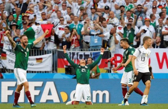 A seleção do México fez história neste domingo (17) ao derrotar a poderosa Alemanha na estreia das duas equipes na Copa do Mundo da Rússia, em sua primeira vitória sobre os atuais campeões do mundo em uma partida oficial em toda a história