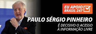 O cientista político e professor Paulo Sérgio Pinheiro apoia a campanha de assinaturas solidárias do 247. Para ele, "nesse momento grave que a democracia brasileira está enfrentando, é decisivo que nós tenhamos acesso a uma informação livre"; assista ao seu vídeo de apoio