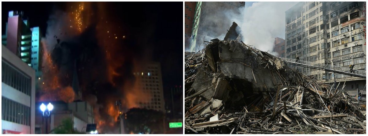 O Corpo de Bombeiros localizou no início da tarde desta sexta-feira (4) o corpo de um dos seis desaparecidos, após o desabamento de um prédio há três dias no centro de São Paulo; de acordo com a corporação, uma cadela identificou às 14h desta quinta-feira (3) um sinal em meio aos escombros; a vítima foi encontrada 22 horas depois